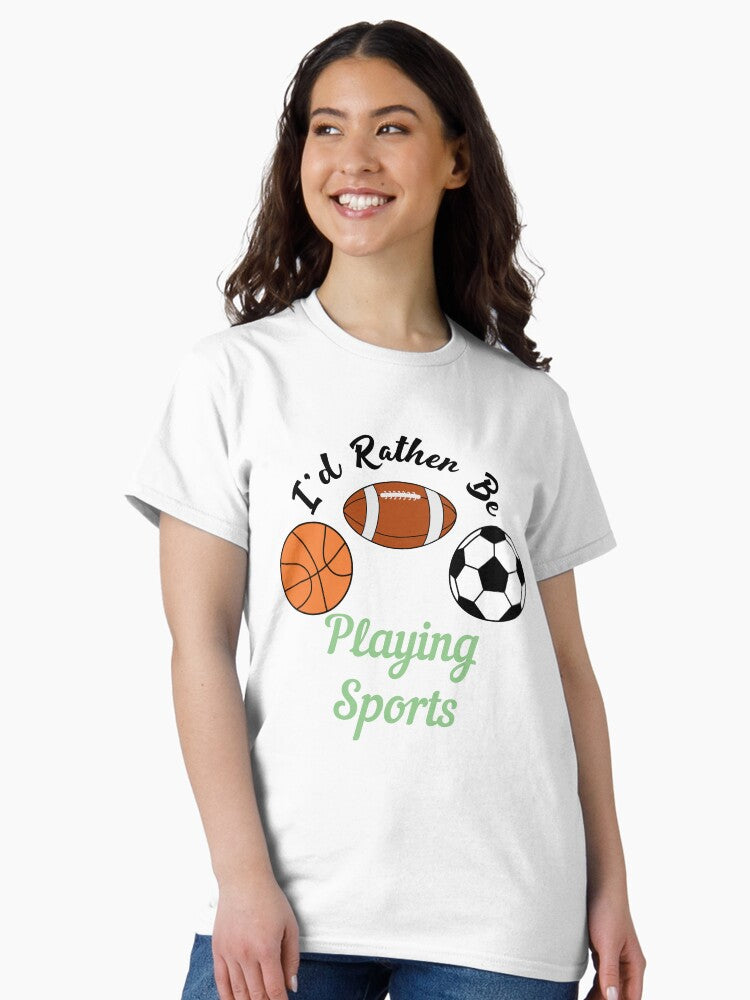 I'd Rather be... T-shirt Collection